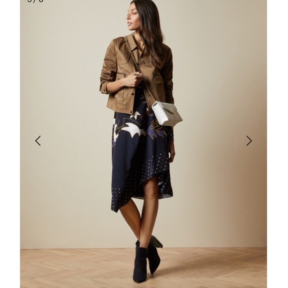 TED BAKER • saretti masquerade wrap dress - Picture 7 of 8